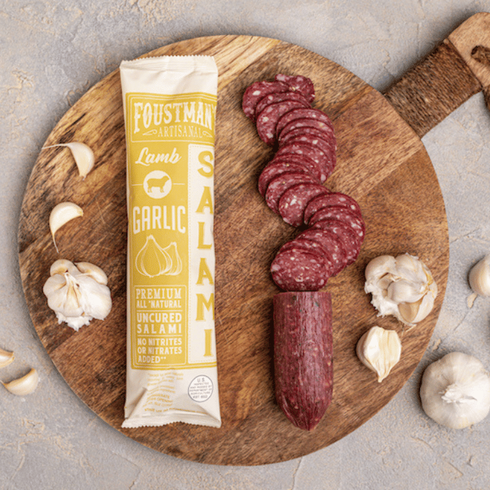 LAMB GARLIC | ALL-NATURAL UNCURED SALAMI