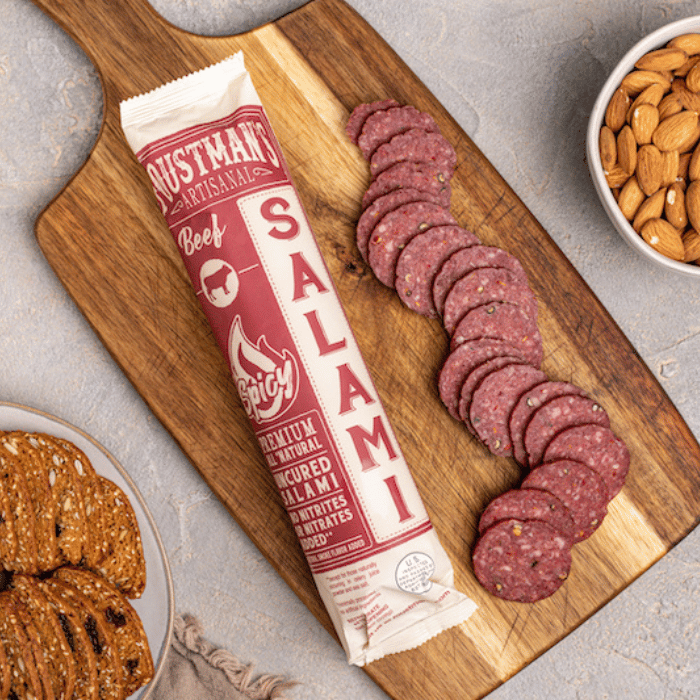 SPICY BEEF SALAMI | ALL-NATURAL UNCURED SALAMI