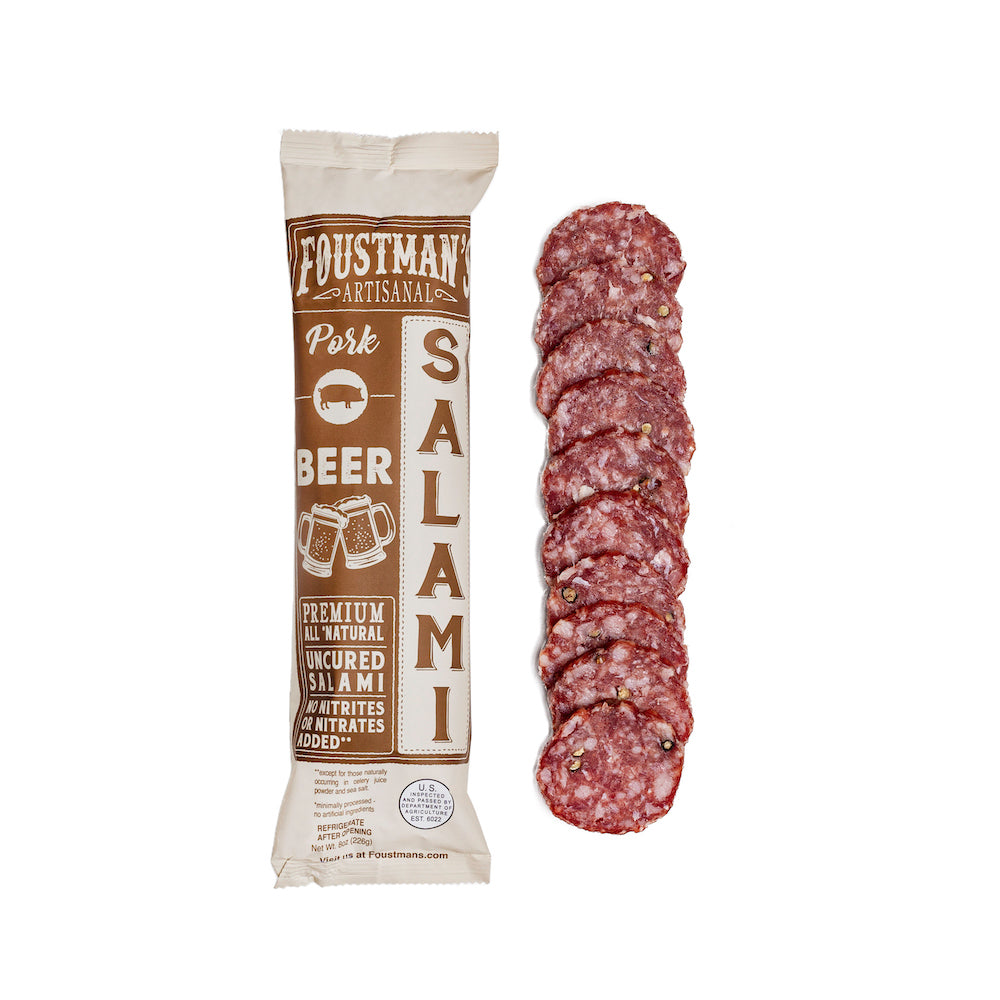 PORK BEER | ALL-NATURAL UNCURED SALAMI