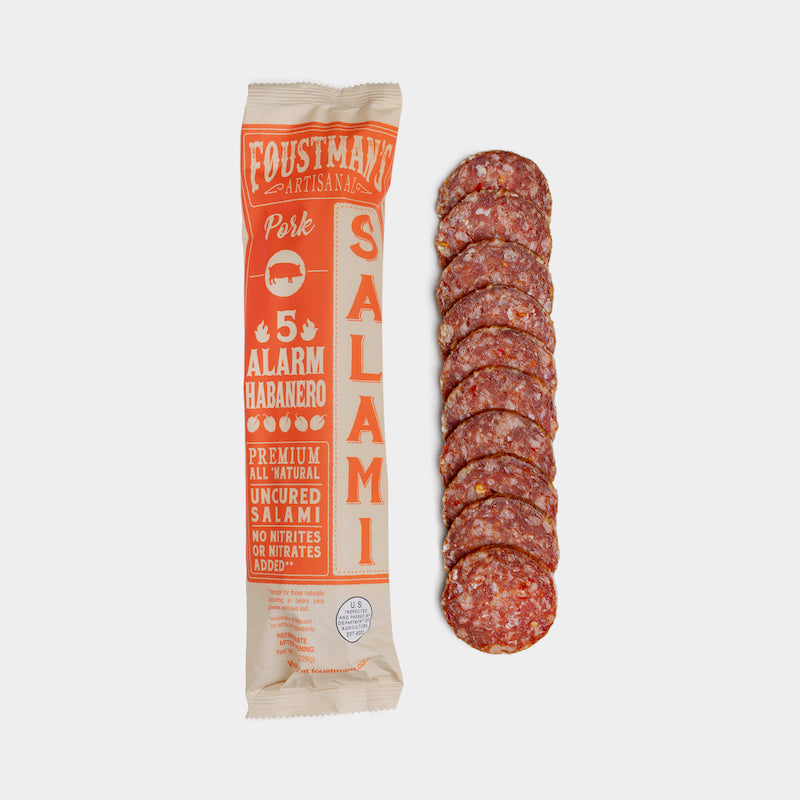 PORK HABANERO 5-ALARM | ALL-NATURAL UNCURED SALAMI