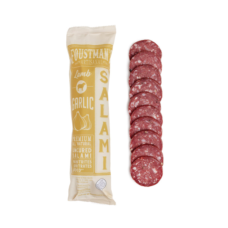 LAMB GARLIC | ALL-NATURAL UNCURED SALAMI