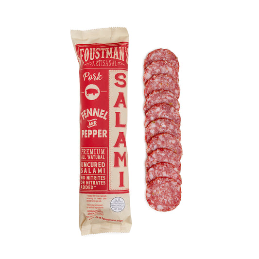 PORK FENNEL & PEPPER | ALL-NATURAL UNCURED SALAMI