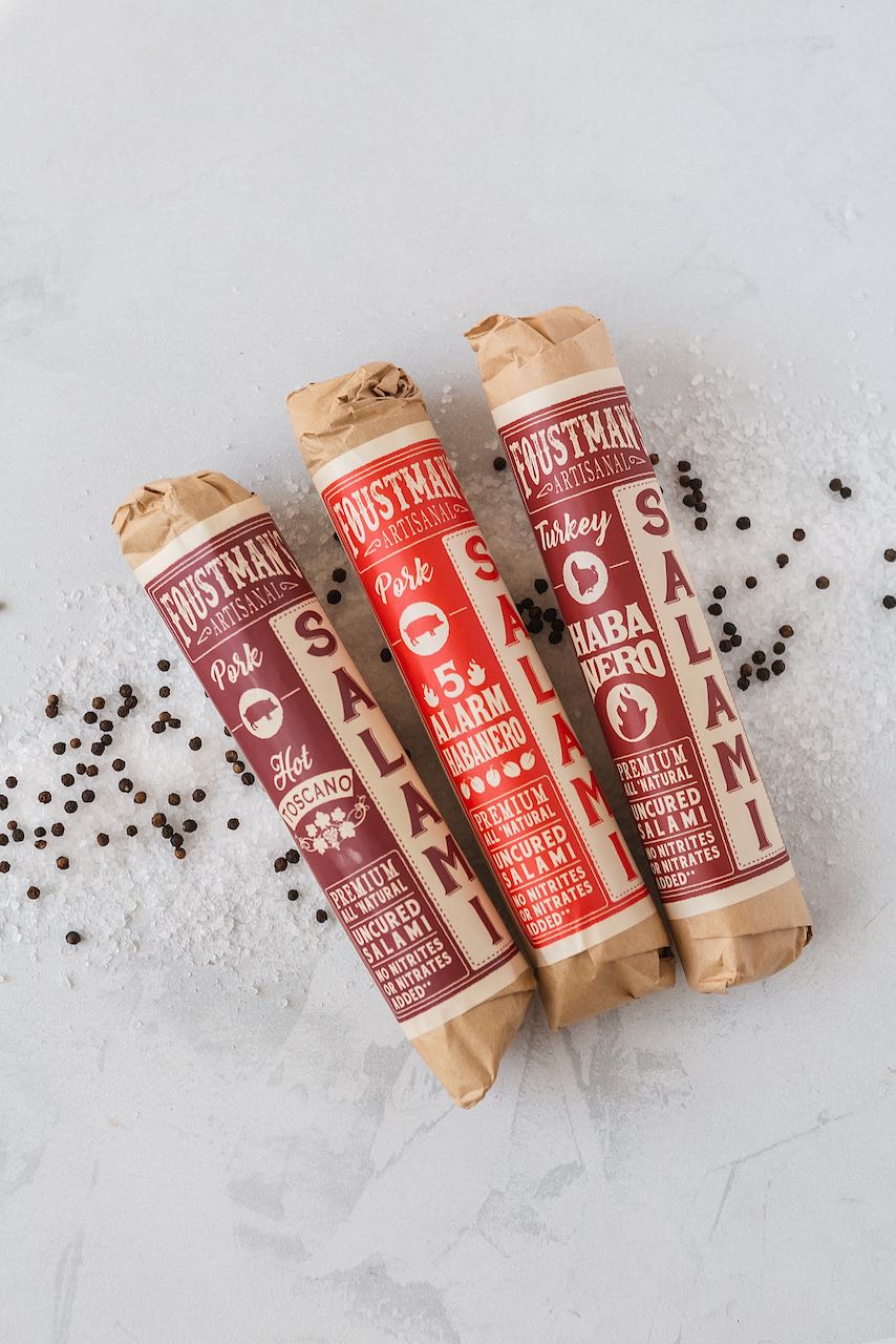SALAMI SPICY TRIO (Variety 3-Pack) HOT | ALL-NATURAL UNCURED SALAMI