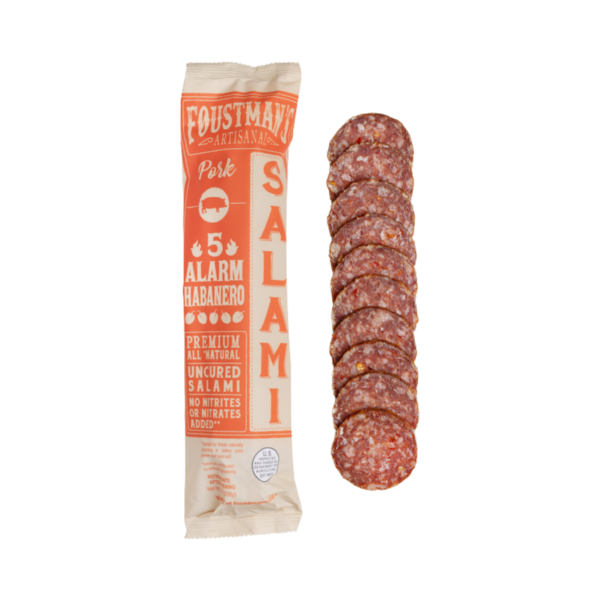 PORK HABANERO 5-ALARM | ALL-NATURAL UNCURED SALAMI