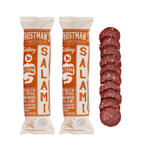 TURKEY SMOKED (2-Pack) | ALL-NATURAL UNCURED SALAMI