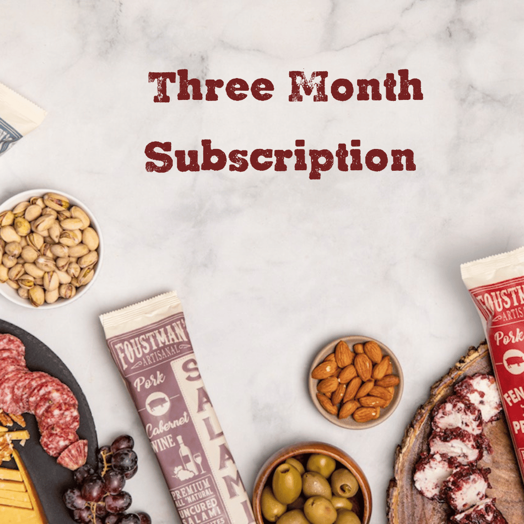 3 MONTH SUBSCRIPTION | ALL-NATURAL UNCURED SALAMI