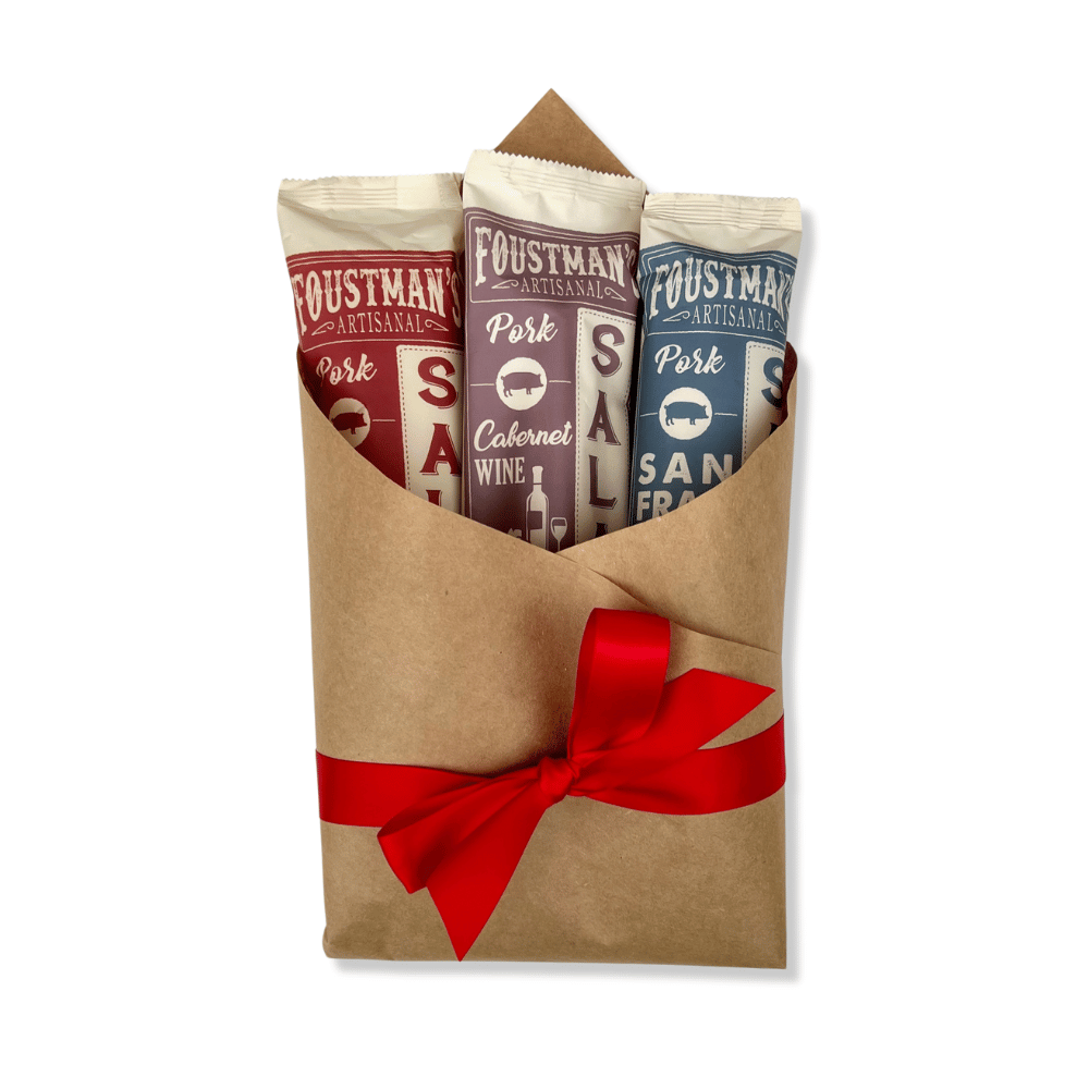 SALAMI BOUQUET 3-PACK | ALL-NATURAL UNCURED SALAMI - $50.00