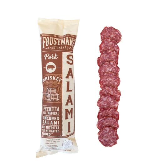 PORK WHISKEY | ALL-NATURAL UNCURED SALAMI