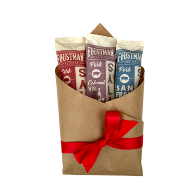 SALAMI BOUQUET 3-PACK | ALL-NATURAL UNCURED SALAMI - $50.00